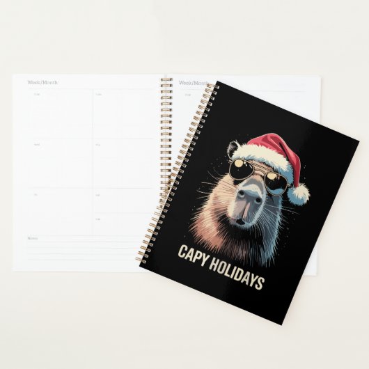 Grappige Kerstmuts Capy Vakantiedagen Kerstmis Cap Planner (Display)