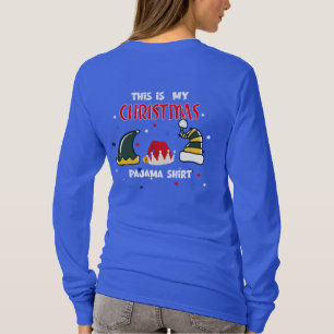 Grappige Kerstmuts, Kerstmuts Pyjama Shirt, Vakant T-shirt