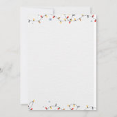 Grappige "Kerstparty" uitnodiging (Achterkant)