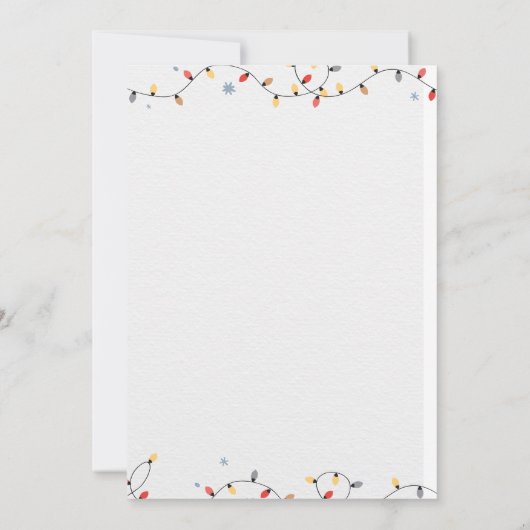 Grappige "Kerstparty" uitnodiging  (Achterkant)