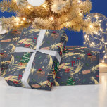Grappige kerstprint. cadeaupapier<br><div class="desc">Grappige kerstprint. Cadeaupapier. Geef uw geschenken een origineel tintje met deze design getekend door winkeleigenaar Mònica Roca. Bezoek de winkel om het hele collectie van design te zien. Grappige kerstprint.</div>