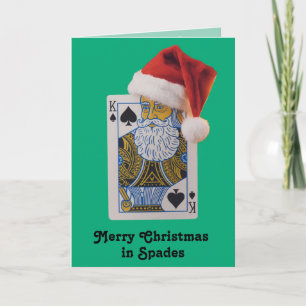 Grappige Kerstschop Vakantie Kaart