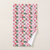 Grappige kerstsfeer Santa Hat en Candy Cane Bad Handdoek (Handdoek)