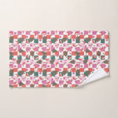 Grappige kerstsfeer Santa Hat en Candy Cane Bad Handdoek (Handdoek)