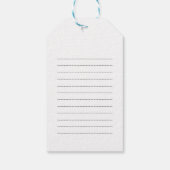 Grappige Kerstskeletwensen voor vrouwen Cadeaulabel (Achterkant)
