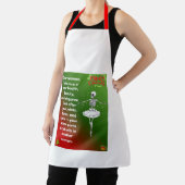 Grappige Kerstskeletwensen voor vrouwen Schort (Insitu)