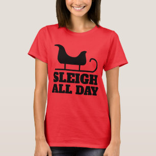 GRAPPIGE KERSTSLEE DE HELE DAG T-SHIRTS