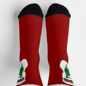 Grappige Kerstsokken Afrikaanse Kerstman Sokken Op (Top)