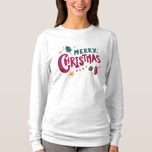 grappige kerstT-shirts T-shirt (Voorkant)