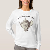 Grappige kerstthee t-shirt (Voorkant)