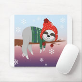 grappige kersttouwtrek muismat (Met muis)