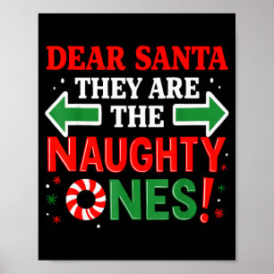 Grappige Kersttrui, Beste Sint Zij Zijn De Stoute Poster