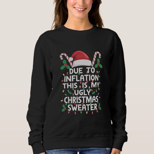 Grappige kersttrui door inflatie trui (Voorkant)