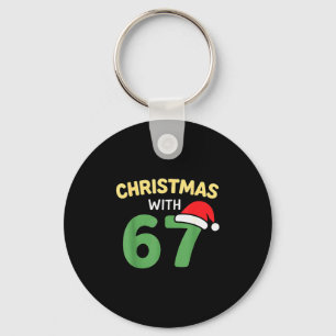 Grappige Kersttrui Met 67 Meme Trendy Grap Gen Z Sleutelhanger