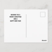Grappige kerstvakantie briefkaart (Achterkant)