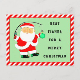 Grappige kerstvakantie briefkaart