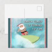 Grappige kerstvakantie briefkaart (Voorkant / Achterkant)