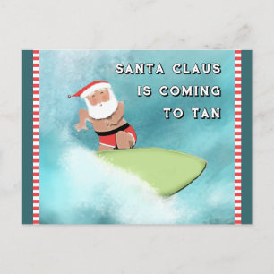 Grappige kerstvakantie briefkaart