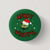 Grappige kerstvakantie Button (Voorkant)