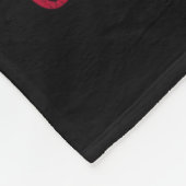 Grappige kerstvakantie Coquette Bow Vrolijk kerstf Fleece Deken (Hoek)