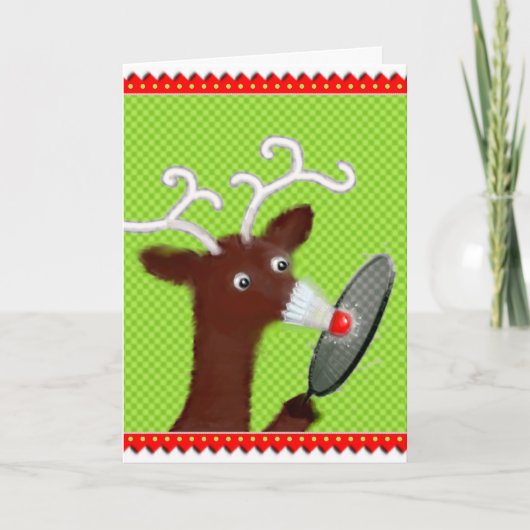Grappige kerstvakantie feestdagen kaart (Voorkant)
