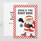 Grappige kerstvakantiekaarten feestdagenkaart (Voorkant / Achterkant)
