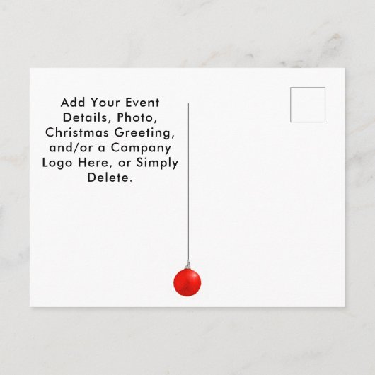 Grappige kerstvakantiesporten uitnodiging briefkaart (Achterkant)