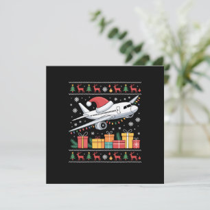 Grappige Kerstverlichting Boom Kerstman Lelijk Vli Feestdagenkaart