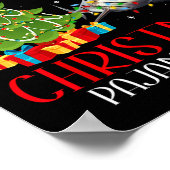 Grappige kerstverlichting Dit is mijn haaienkerst Poster (Hoek)