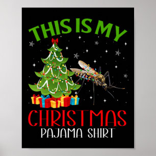 Grappige kerstverlichting Dit is mijn mug Christus Poster