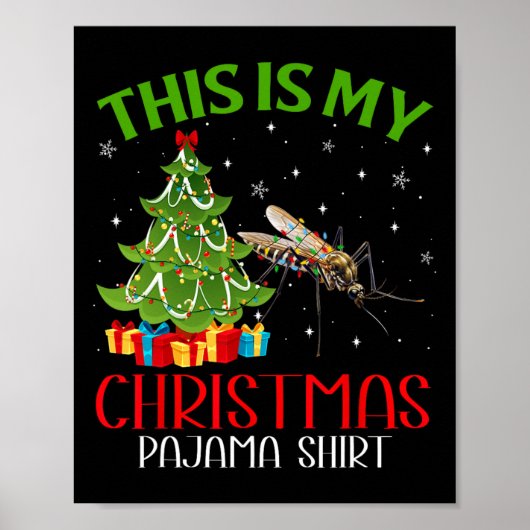 Grappige kerstverlichting Dit is mijn mug Christus Poster (Voorkant)