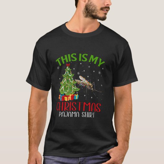Grappige kerstverlichting Dit is mijn mug Christus T-shirt (Voorkant)