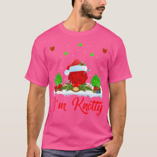 Grappige Kerstverlichting Kerstman IK Ben Knoop Br T-shirt