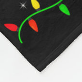 Grappige Kerstverlichting Santas Favoriete Stal We Fleece Deken (Hoek)