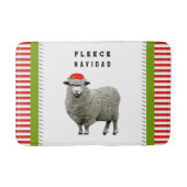 Grappige Kerstversiering Badmat (Voorkant)