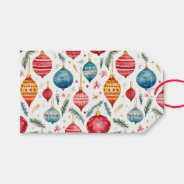 Grappige kerstversiering  cadeaulabel