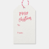 Grappige kerstversiering cadeaulabel (Achterkant)