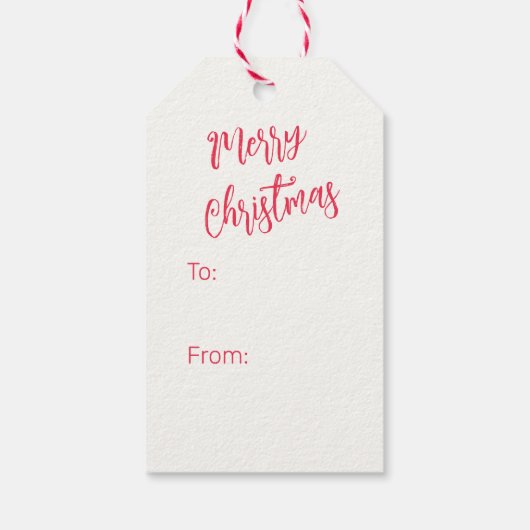 Grappige kerstversiering cadeaulabel (Achterkant)