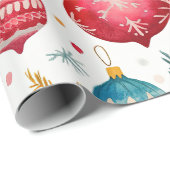 Grappige kerstversiering cadeaupapier (Rol Hoek)