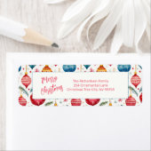 Grappige kerstversiering  etiket (Insitu)