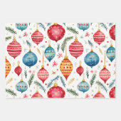 Grappige kerstversiering  inpakpapier vel (Voorkant)