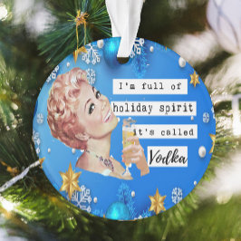 Grappige Kerstversiering Retro Beste Vriend Geest Ornament