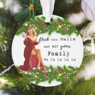 Grappige Kerstversiering Retro Beste Vriendendecor Ornament