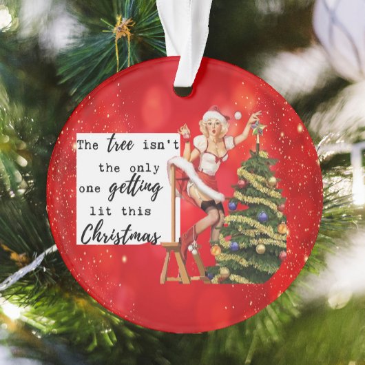 Grappige Kerstversiering Retro Beste Vriendin Lich Ornament