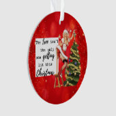Grappige Kerstversiering Retro Beste Vriendin Lich Ornament (voorkant)