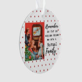 Grappige Kerstversiering Retro Beste Vriendin Norm Ornament (voorkant)