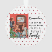 Grappige Kerstversiering Retro Beste Vriendin Norm Ornament (achterkant)