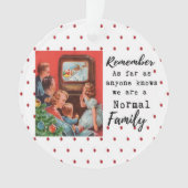Grappige Kerstversiering Retro Beste Vriendin Norm Ornament (voorkant)