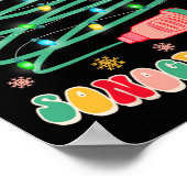 Grappige Kerstvibes Sonograaf Echografie Poster (Hoek)