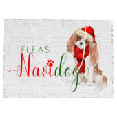 Grappige Kerstvlooien Navidog Koning Charles Spani Groot Cadeauzakje (Achterkant)